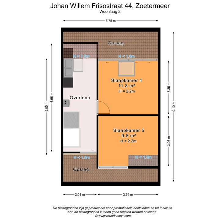 Johan Willem Frisostraat 44, Zoetermeer plattegrond-40