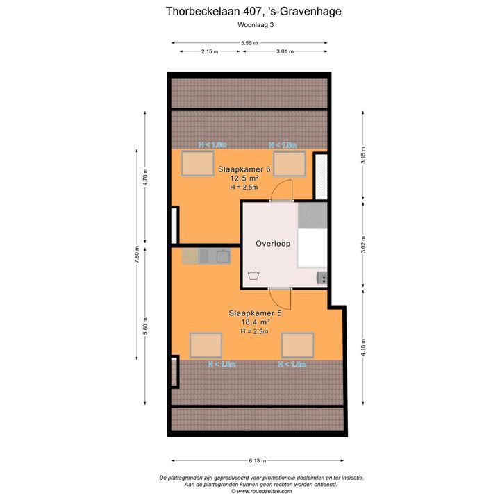 Thorbeckelaan 407, Den Haag plattegrond-43