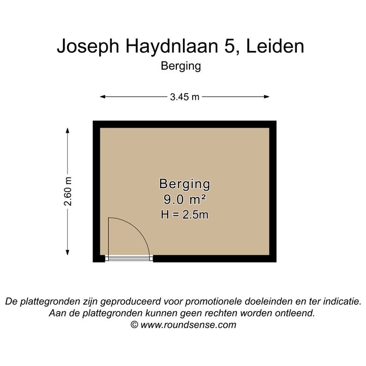 Joseph Haydnlaan 5, Leiden plattegrond-29