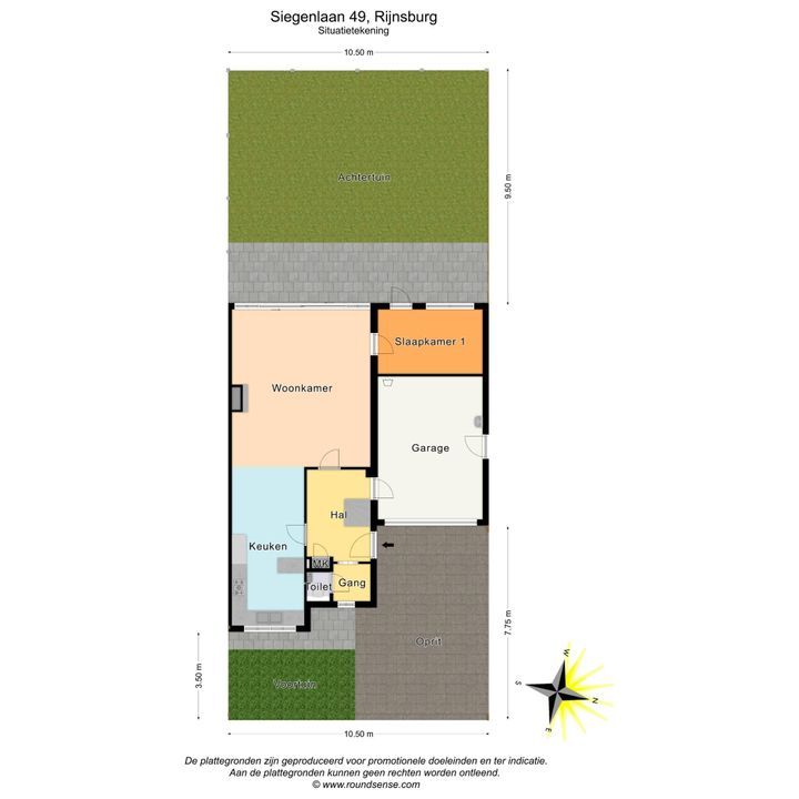 Siegenlaan 49, Rijnsburg plattegrond-60