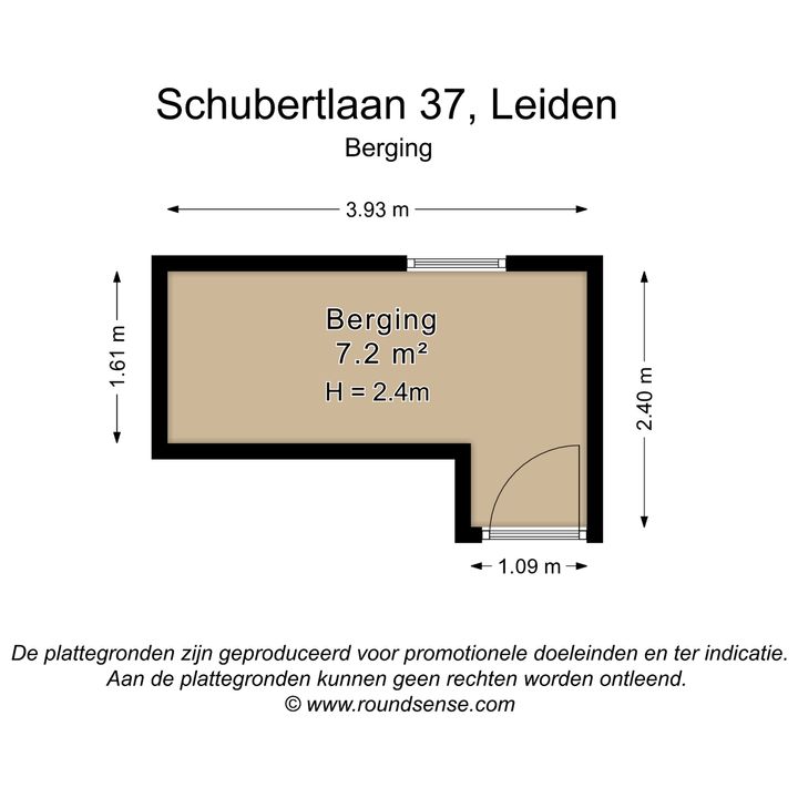 Schubertlaan 37, Leiden plattegrond-35
