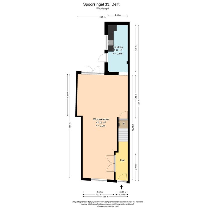 Spoorsingel 33, Delft plattegrond-48