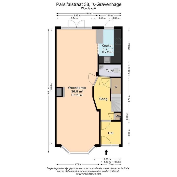 Parsifalstraat 38, Den Haag plattegrond-48