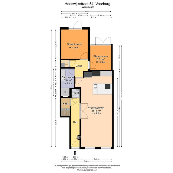 Heeswijkstraat 54, Voorburg plattegrond-26