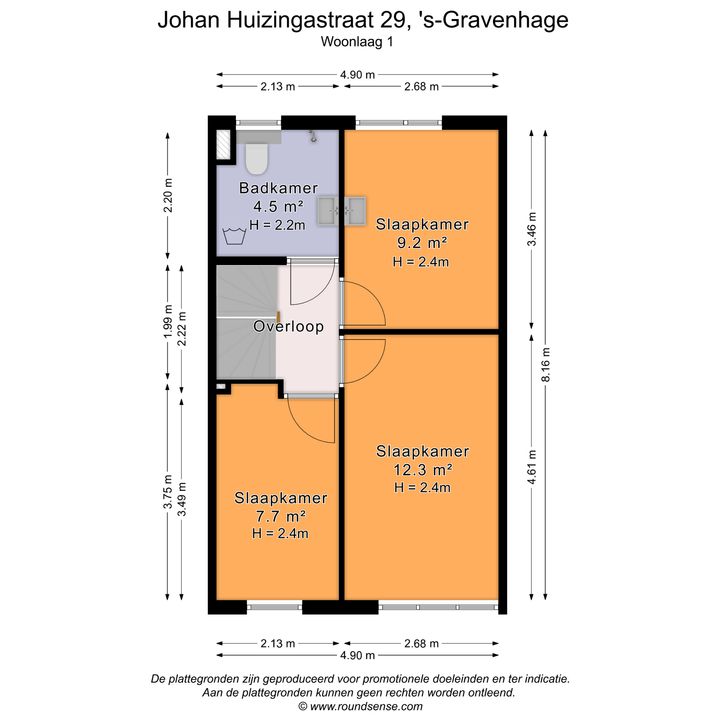Johan Huizingastraat 29, Den Haag plattegrond-38