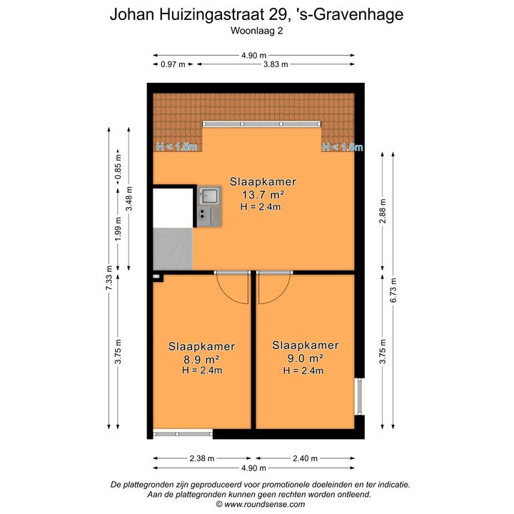 Johan Huizingastraat 29, Den Haag plattegrond-38