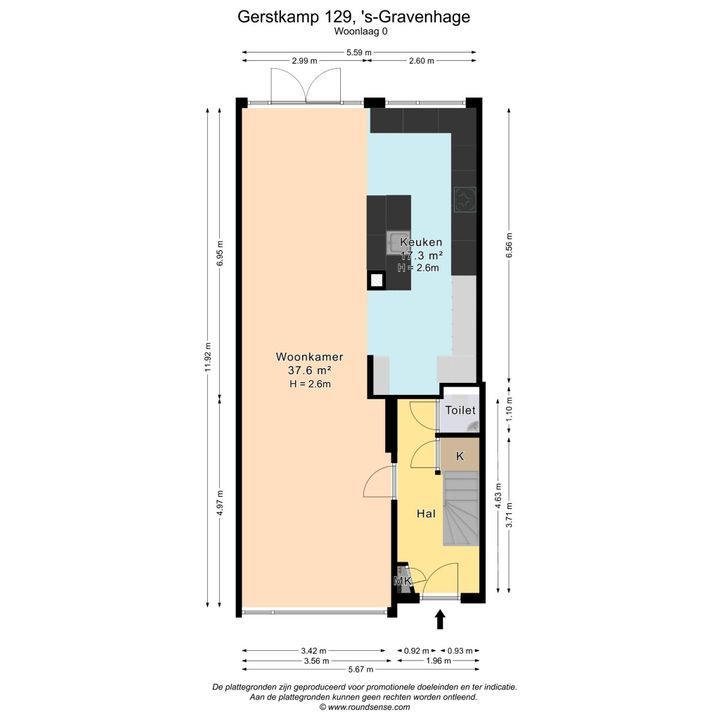 Gerstkamp 129, Den Haag plattegrond-33