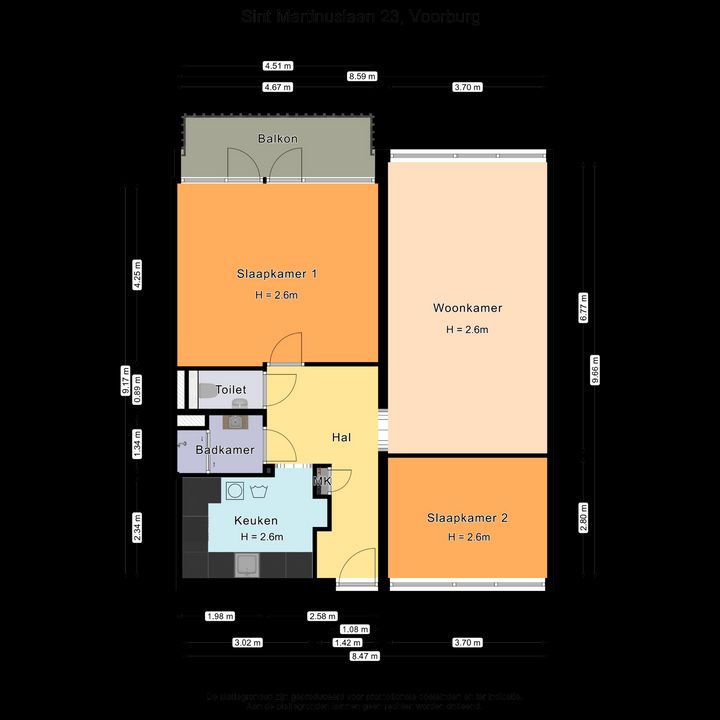 Sint Martinuslaan 23, Voorburg plattegrond-28