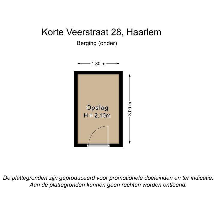 Korte Veerstraat 28, Haarlem plattegrond-42