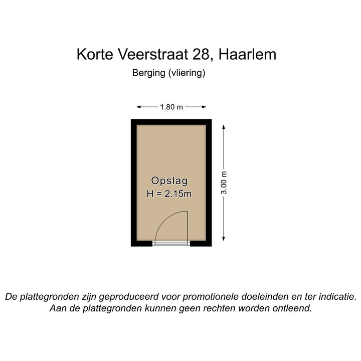 Korte Veerstraat 28, Haarlem plattegrond-42
