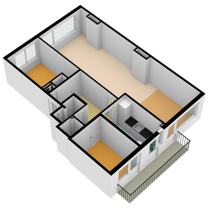Brucknerstraat 21, Leiden plattegrond-36