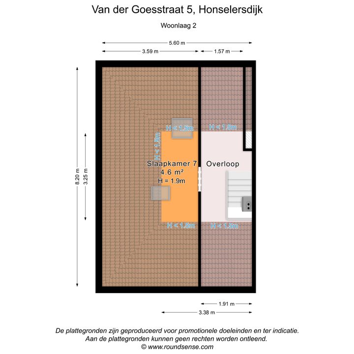 Van der Goesstraat 5, Honselersdijk plattegrond-47
