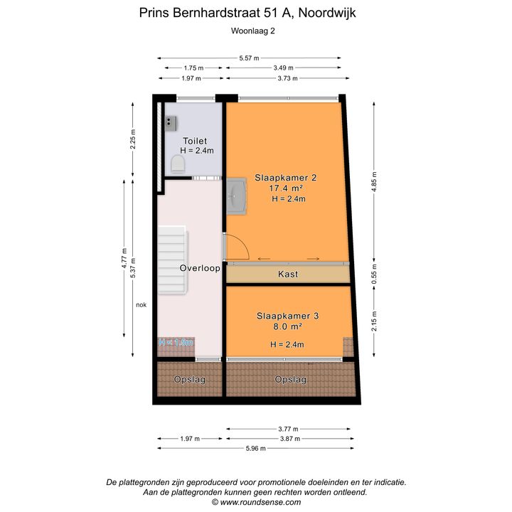 Prins Bernhardstraat 51 51 A, Noordwijk plattegrond-36
