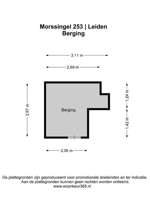 Morssingel 253, Leiden plattegrond-25