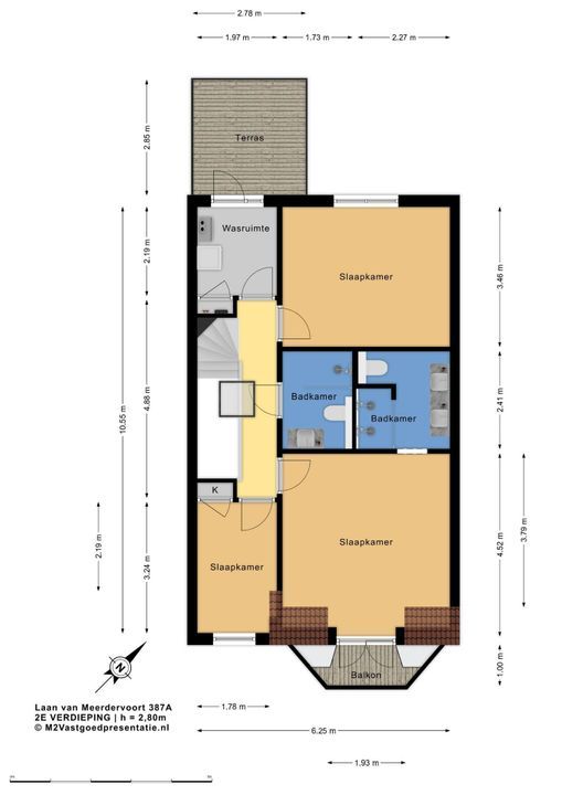 Laan van Meerdervoort 387 A, Den Haag plattegrond-32
