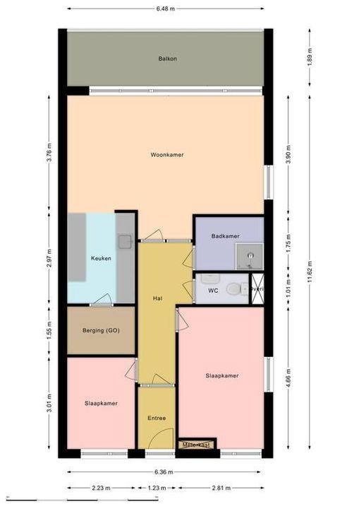 Stadzicht 40, Leiden plattegrond-28