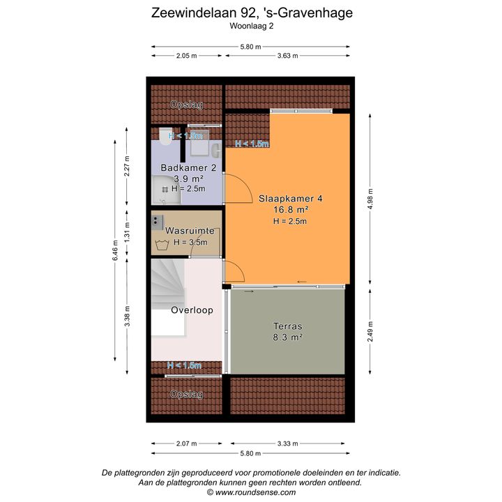 Zeewindelaan 92, Den Haag plattegrond-37