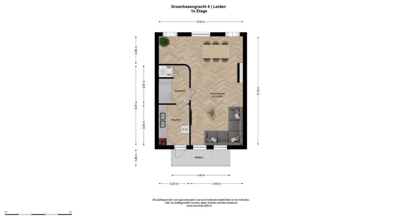 Groenhazengracht 4, Leiden plattegrond-32