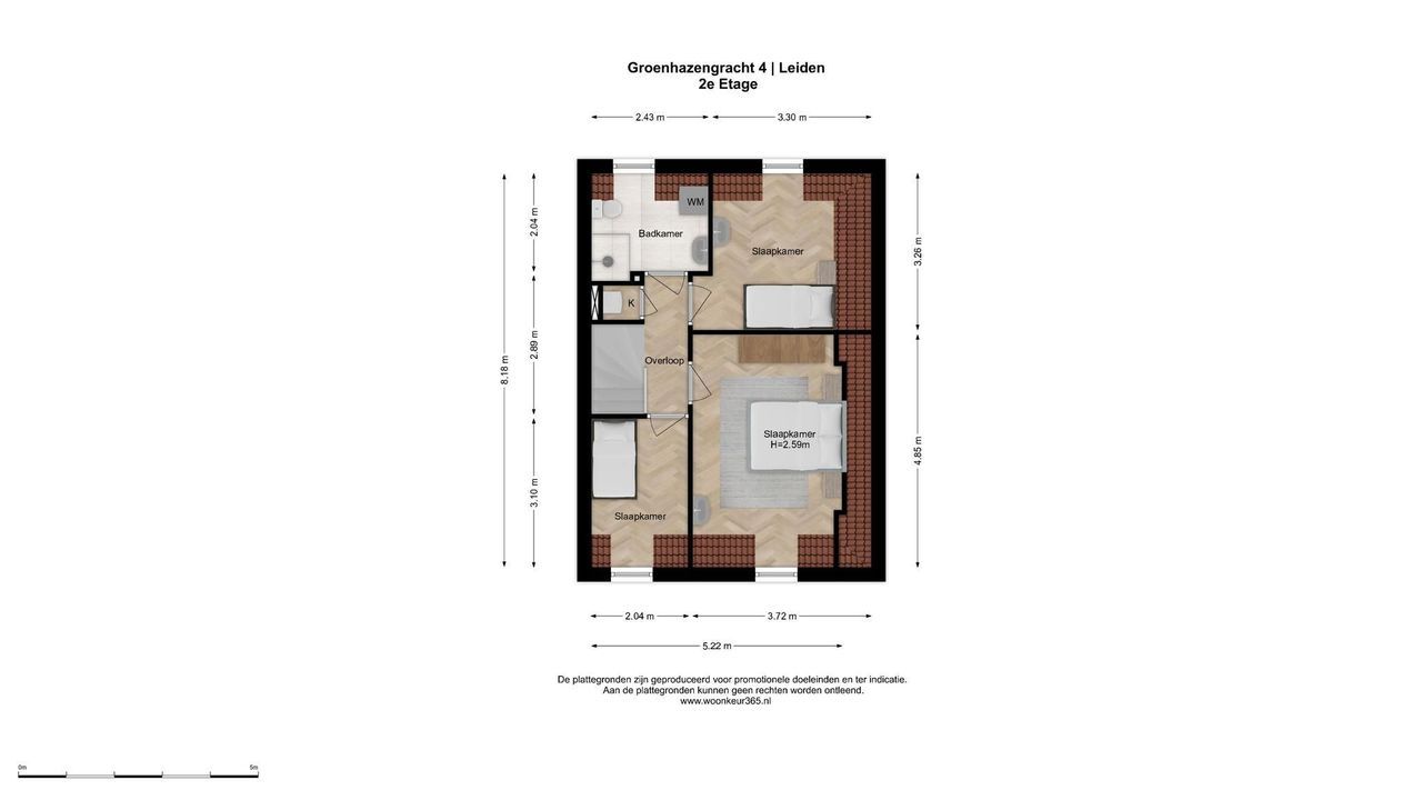 Groenhazengracht 4, Leiden plattegrond-32