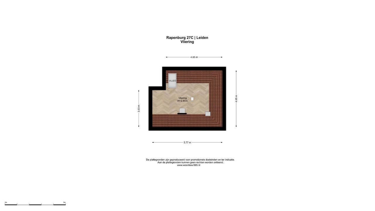 Rapenburg 27 C, Leiden plattegrond-30