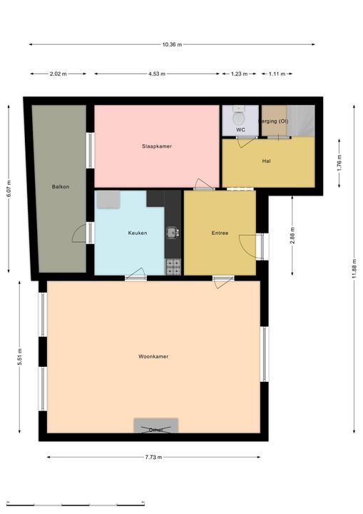 Breestraat 85 B, Leiden plattegrond-27