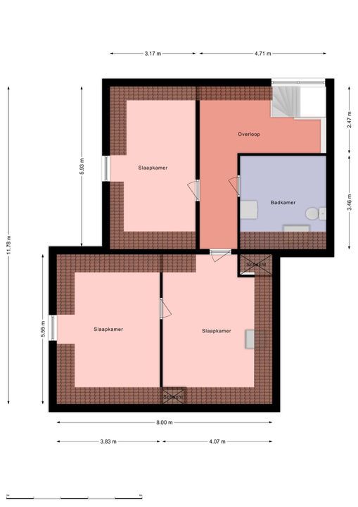 Breestraat 85 B, Leiden plattegrond-27