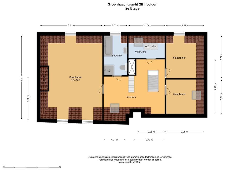 Groenhazengracht 2 B, Leiden plattegrond-42