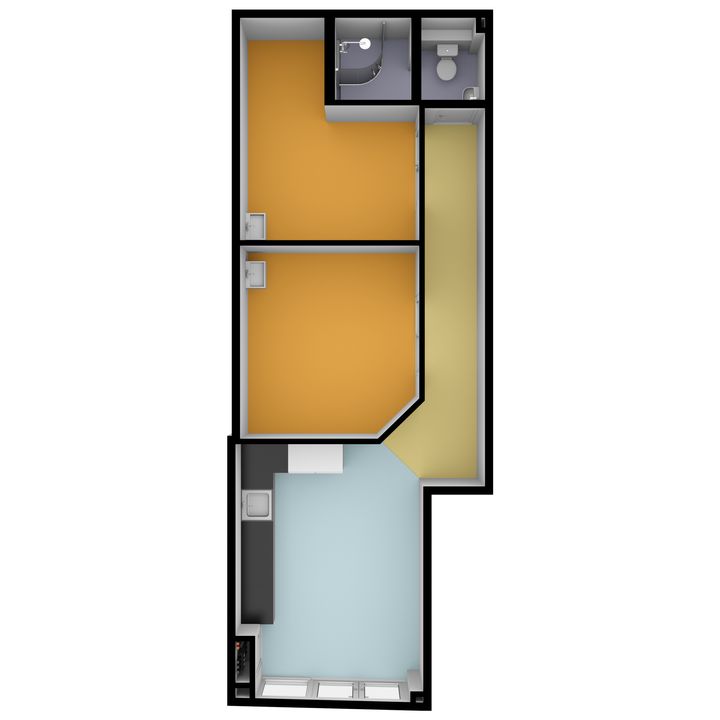 Hooigracht 70, Leiden plattegrond-16