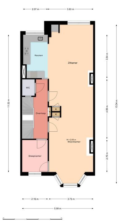 Van Loostraat 66, Den Haag plattegrond-27