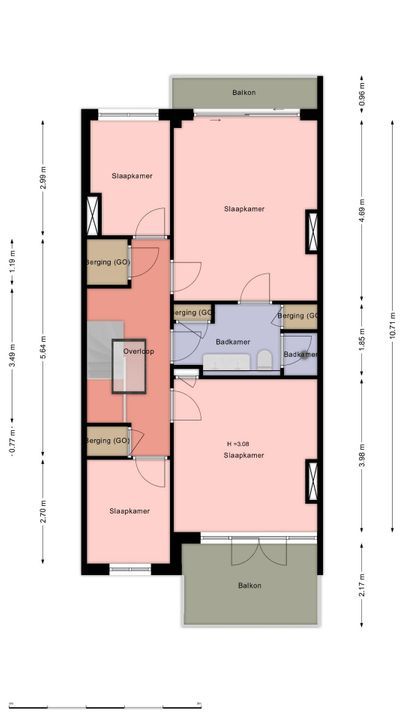 Van Loostraat 66, Den Haag plattegrond-27