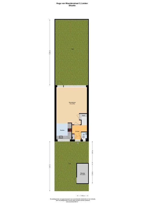 Hugo van Woerdenstraat 3, Leiden plattegrond-32