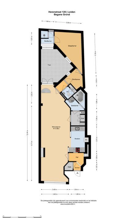 Herenstraat 128, Leiden plattegrond-32