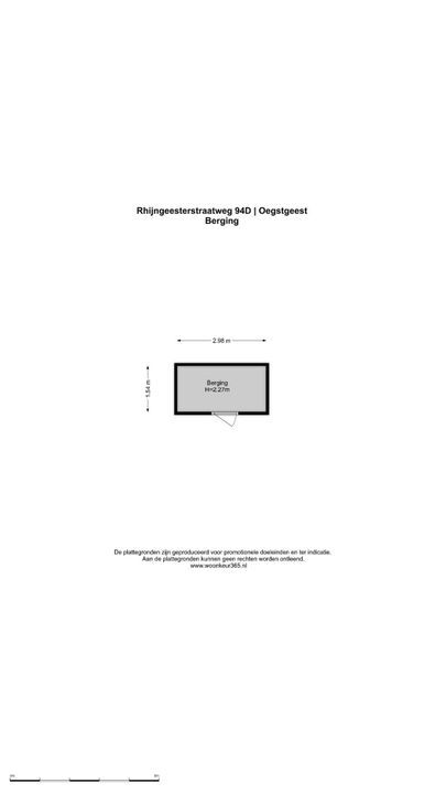 Rhijngeesterstraatweg 94 D, Oegstgeest plattegrond-39