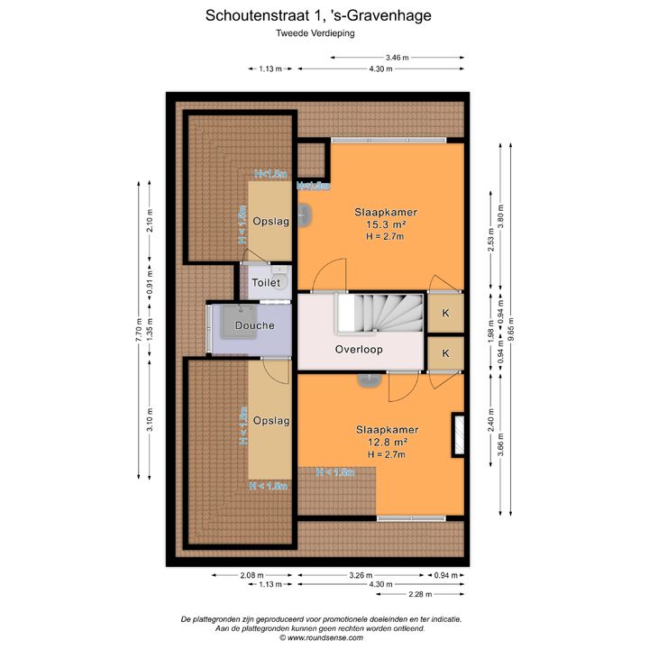 Schoutenstraat 1, Den Haag plattegrond-90