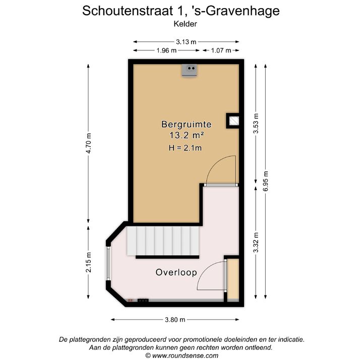 Schoutenstraat 1, Den Haag plattegrond-90