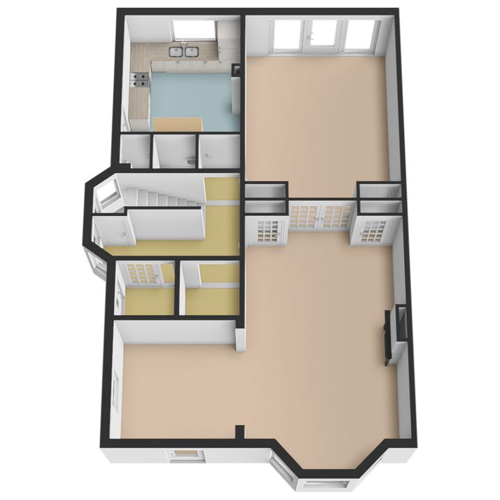 Schoutenstraat 1, Den Haag plattegrond-90