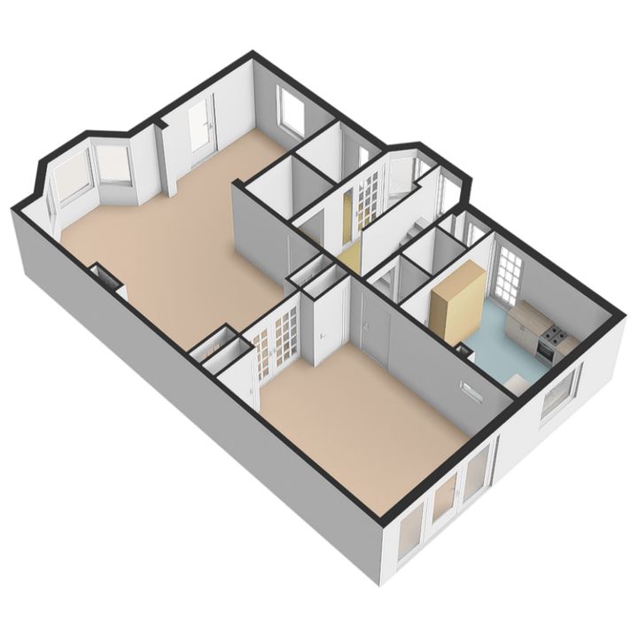 Schoutenstraat 1, Den Haag plattegrond-90