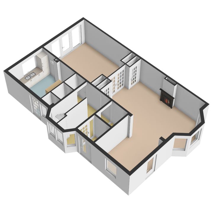 Schoutenstraat 1, Den Haag plattegrond-90