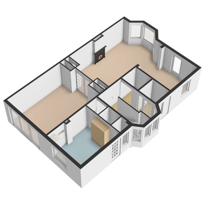 Schoutenstraat 1, Den Haag plattegrond-90