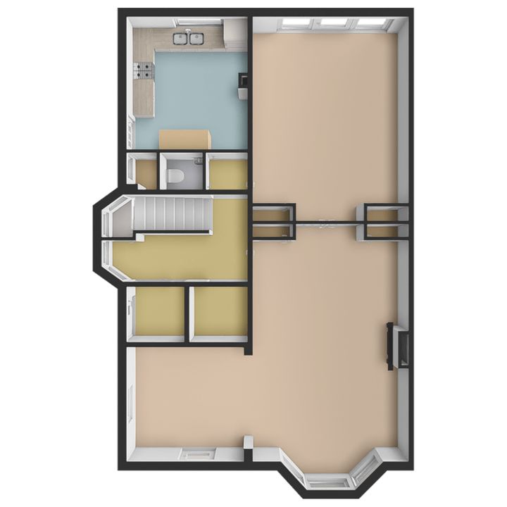 Schoutenstraat 1, Den Haag plattegrond-90