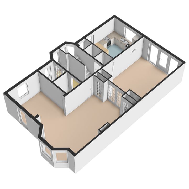 Schoutenstraat 1, Den Haag plattegrond-90