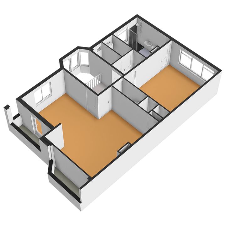 Schoutenstraat 1, Den Haag plattegrond-90