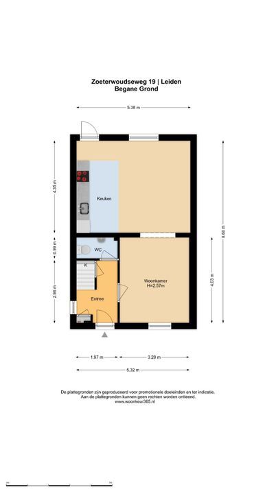 Zoeterwoudseweg 19, Leiden plattegrond-34