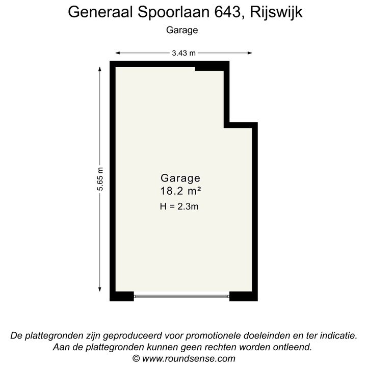 Min Goeman Borgesiuslaan 18, Rijswijk plattegrond-1