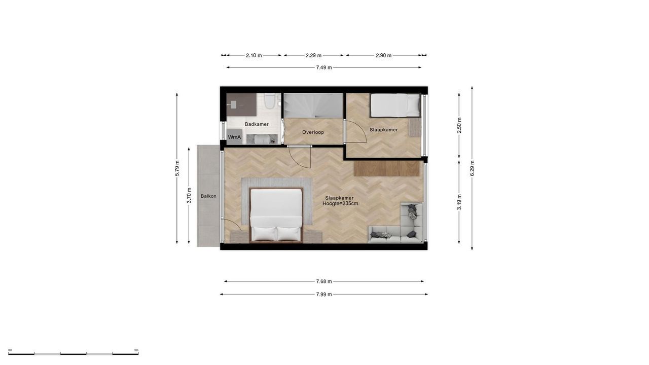 Paganinistraat 8, Leiden plattegrond-33