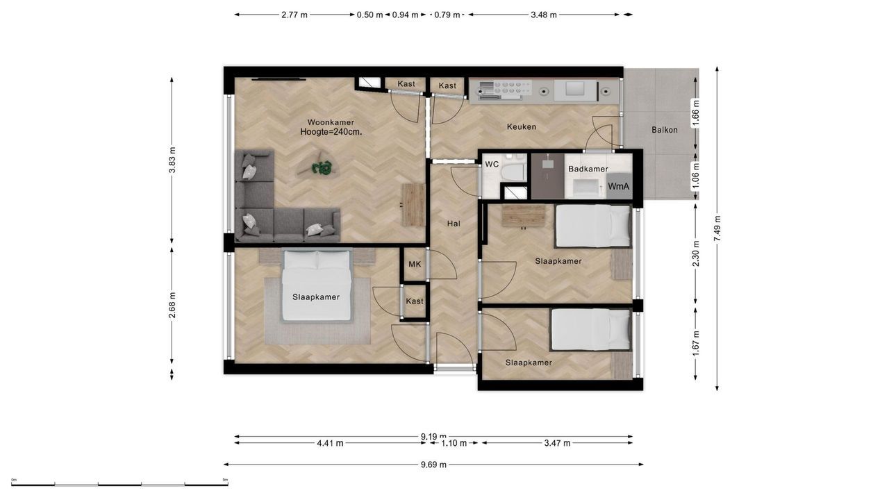 Ruinerwoldstraat 21, Den Haag plattegrond-34