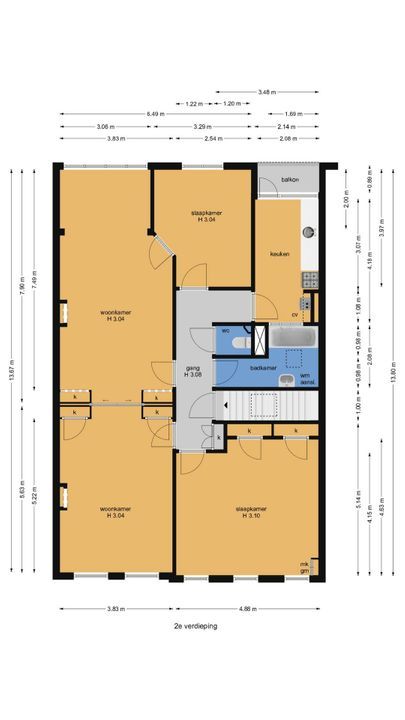 Lijsterbesstraat 135, Den Haag plattegrond-28