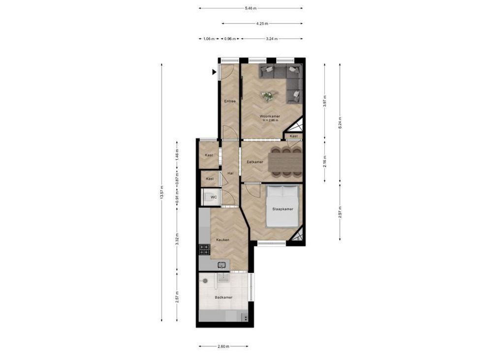 Johannes Camphuijsstraat 160, Den Haag plattegrond-25