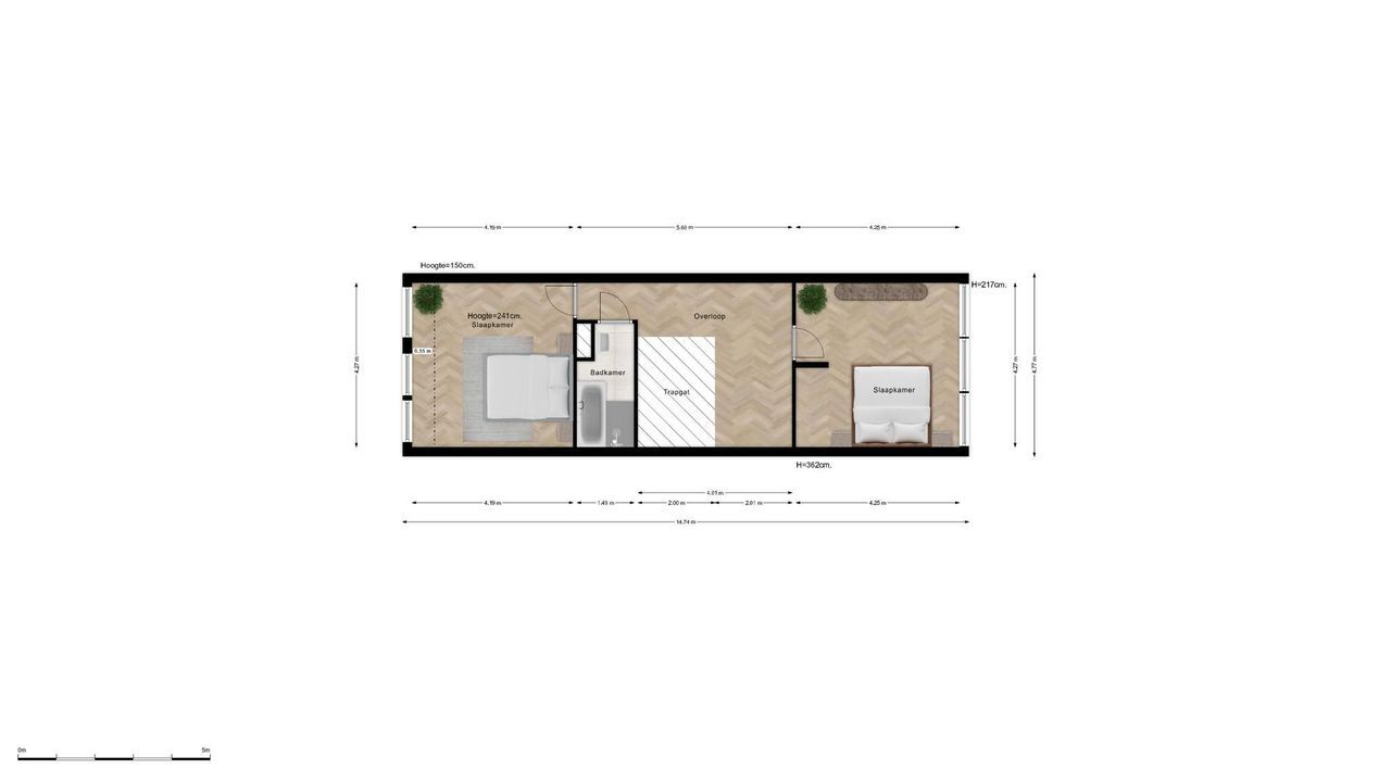 Strandschelpenbank 6, Leiden plattegrond-26