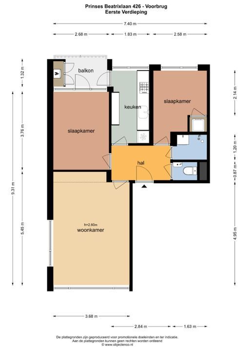 Prinses Beatrixlaan 426, Voorburg plattegrond-29